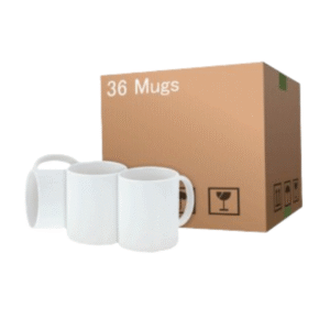 Caja mug blanco× 36